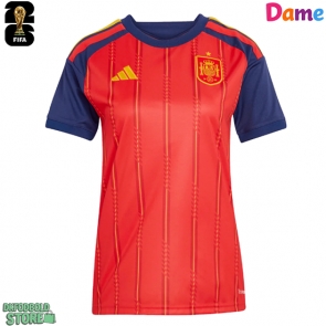 Spanien Replika Hjemmebanetrøje Dame VM 2026 Kortærmet